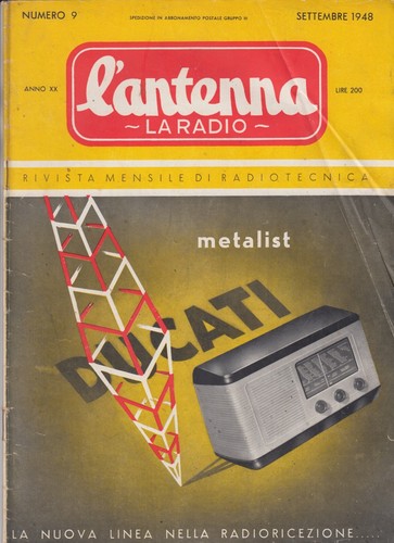 Antenna radio anno xx - -,