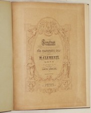 CLEMENTI SONATINE SONATINEN LOUIS KOHLER PRIMI 900 SPARTITO PIANOFORTE PIANO