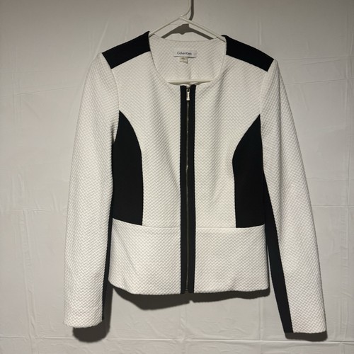 Blazer donna bicolore calvin - blazer,