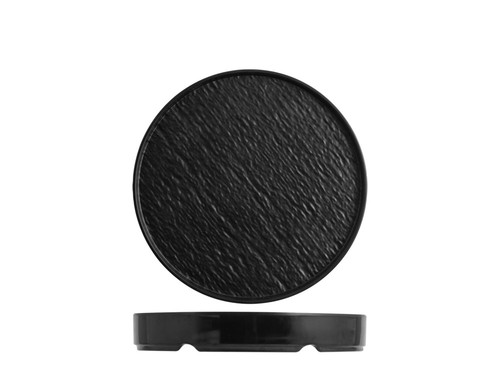 Piatti tondo nero - 3, cm