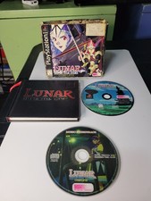 Lunar: Silver Star Story PS1 PlayStation 1 Box Colonna Sonora Creazione Libro NO GIOCO