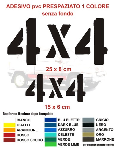 Adesivi 4x4 auto - , fuoristrada