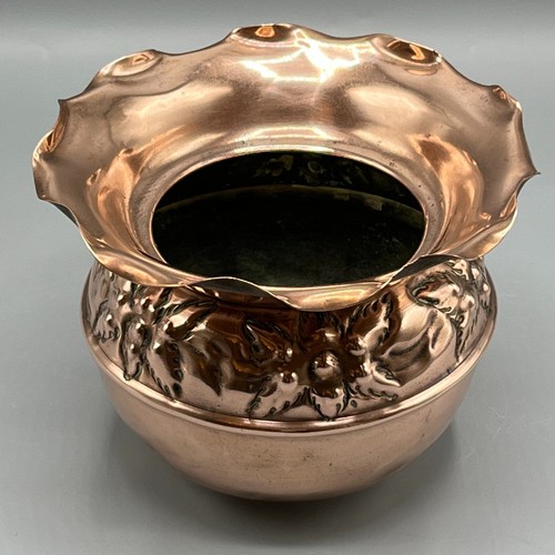 Antica fioriera rame - antica, vaso