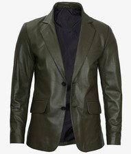 Blazer Da Uomo In Vera Pelle