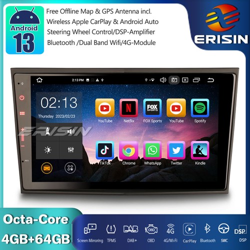 Dab android 14 autoradio - 8", dab+android