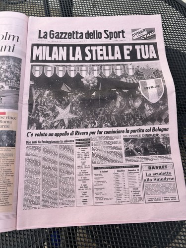 Giornale calcio ristampa - calcio,