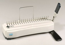 PRL) PERFORATRICE RILEGATRICE MANUALE CB-80 DSB 8 SHEETS PAPER CARTA 16mm COMB 