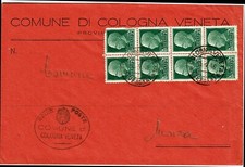 Storia Postale Italiana - Repubblica - Lettera Cologna Veneta - Monza 1946 S.248