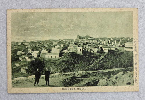 Cartolina agrigento san - cartolina, biagio