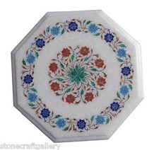 12 " Marmo Centro Caffè Tavolo Top Pietra Dura Inserto Arte Per Casa Decor &