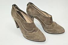 TOD'S scarpe donna tg 7,5 Europa 38 camoscio marrone chiaro S9317