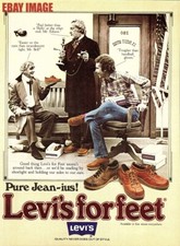 Vintage advert levi for - 'levi's,