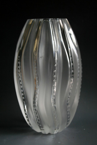 Vaso vetro lalique medusa - vaso,