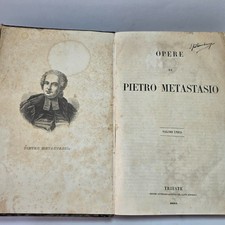 Libro Antico 1857 Opere di