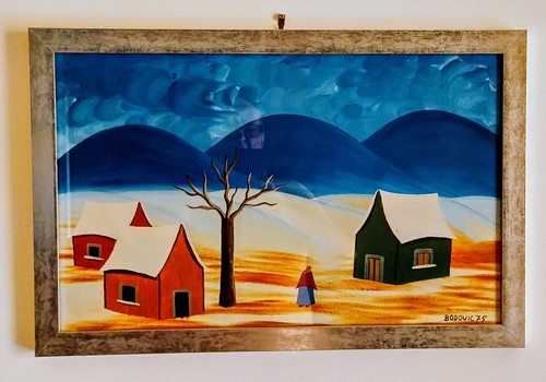 Dipinto naif firmato bodovic - dipinto,