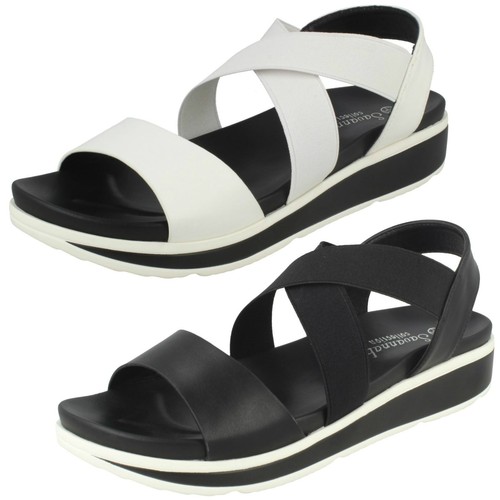 Sandali strappy bassi zeppa - strappy, a
