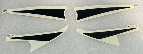 Adesivo emblema serbatoio nero