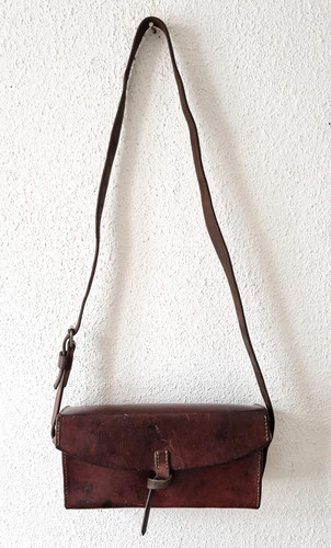 Vecchia robusta borsa - e,
