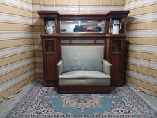 Divanetto Da Ingresso  Style Liberty Con Impiallicciatura Epoca900