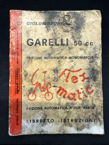 Libretto istruzioni garelli - istruzioni,