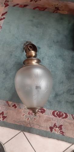 Antico lampadario cristallo - antico,