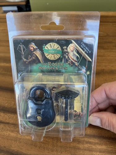 Polyhero rogue d20 lock - rogue,