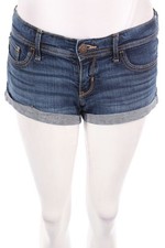 HOLLISTER Shorts Jeansshorts Used Look W26 denimblau #7570