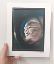 Stampa ritratto pastello