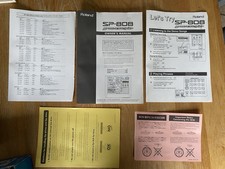 Roland SP808 manuale e inserti originali ottime condizioni