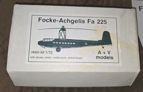 Models focke achgelis fa - a&v, focke-achgelis