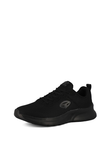 Sneakers stringate uomo nero