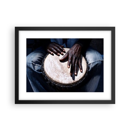 Poster 40x30cm tamburo musica - tamburo,