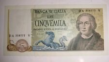 5000 Lire cinquemila Colombo 2° Tipo Decr.10/11/1977 ++OTTIMA++