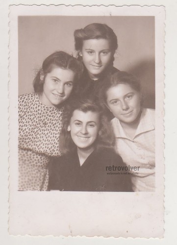 Foto antica tre belle - foto,