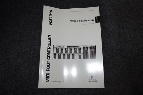 Behringer fcb1010 avviso - fcb1010,