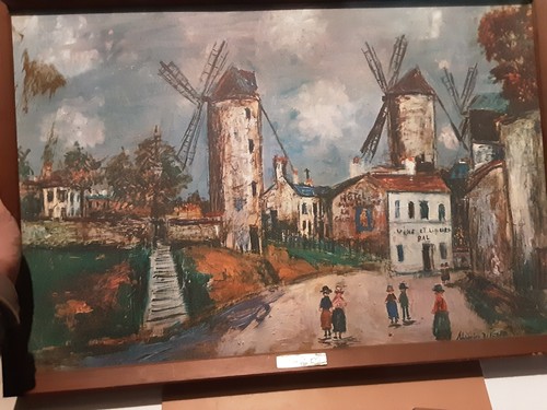 Vecchia stampa utrillo - stampa,