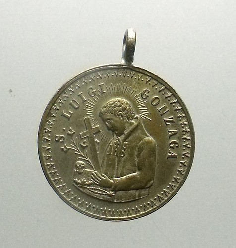 Medaglia san luigi gonzaga - medaglia,