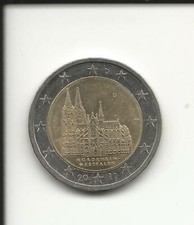 Germania, 2 Euro 2011 Duomo di Colonia zecca D.