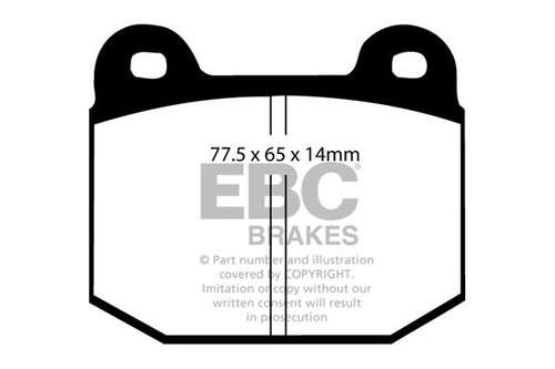 Ebc greenstuff front brake - ebc,