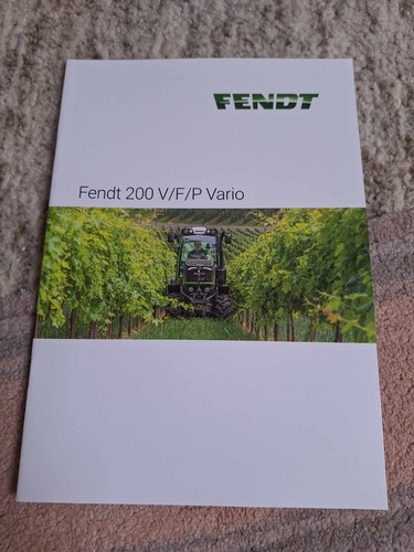Fendt 200 vario depliant - 200,
