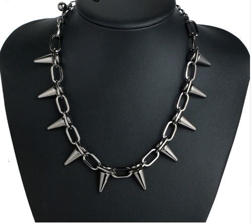 Collana unisex rivetti punta - unisex,