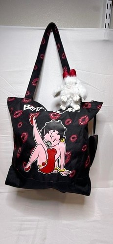 Borsa betty boop tela nera - betty,