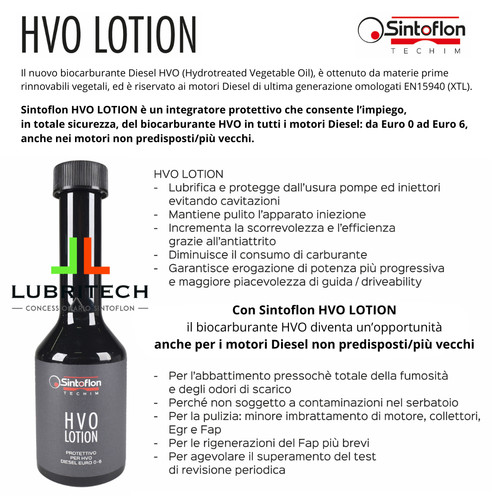Sintoflon hvo lotion - hvo, additivo