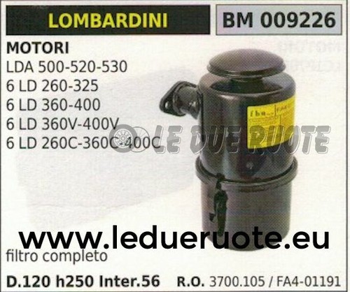 3700105 filtro aria - filtro, motore