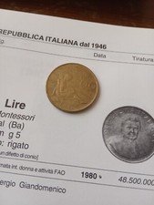 Moneta da 200 Lire Montessori