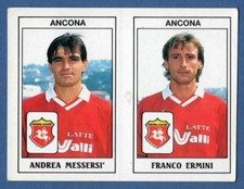 FIGURINA CALCIATORI PANINI 1989/90 - REC/REMOVED - N.349 MESSERSI/.. - ANCONA