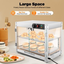 Vetrina riscaldante 2 piani