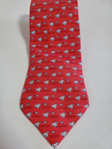 Hermes silk necktie - hermes, pelican