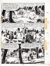 GALLIENO FERRI - TAVOLA ORIGINALE ZAGOR 'La pista di sangue'