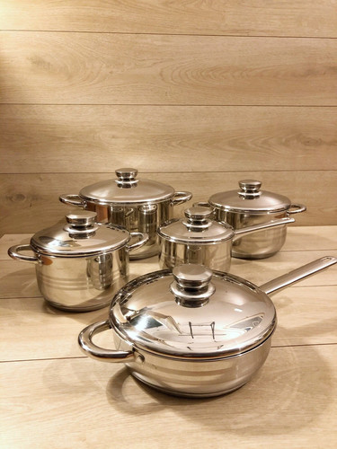 Batteria pentole pezzi - batteria, di